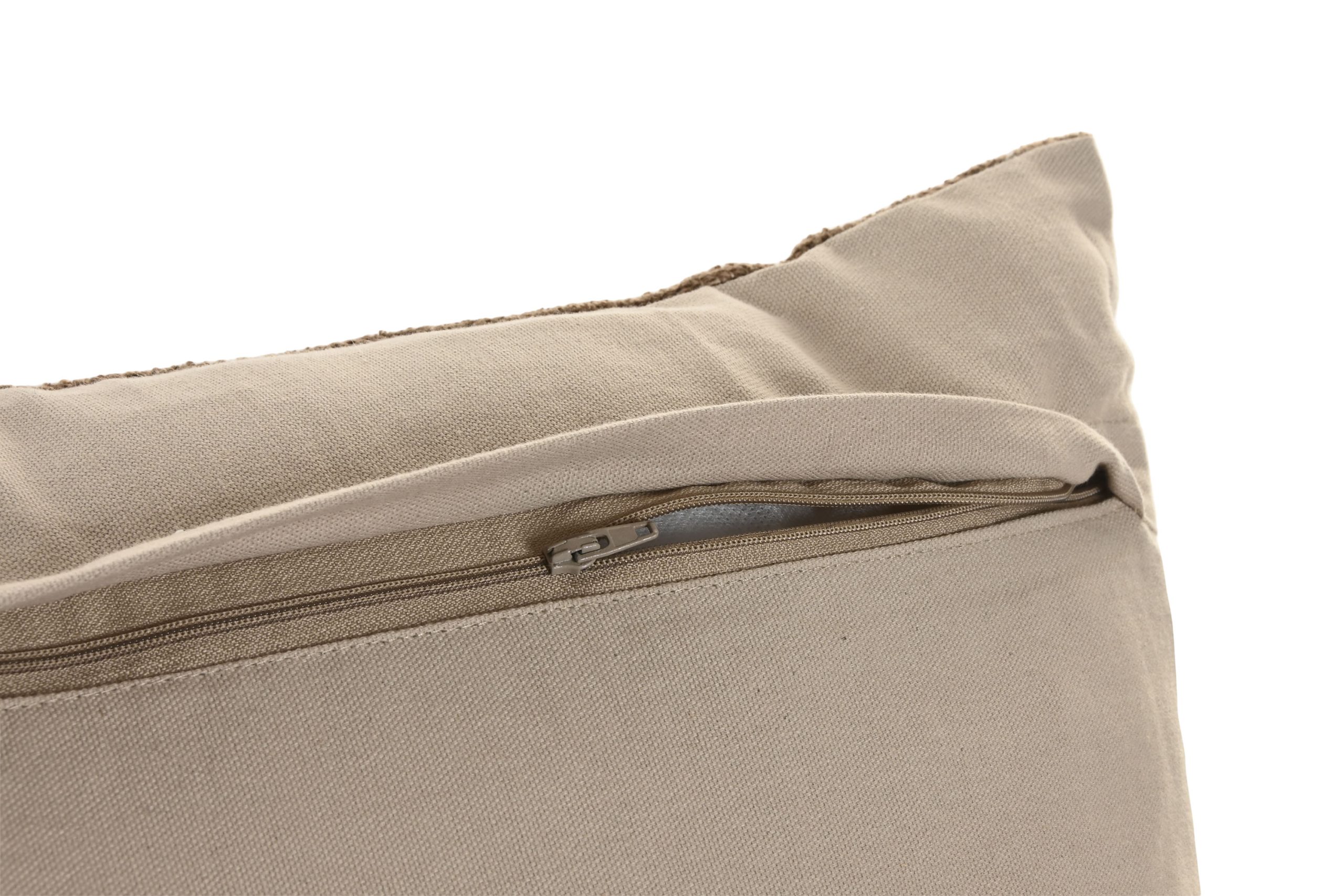cojin algodon velvet natural 45x45cm 500grs - Imagen 2