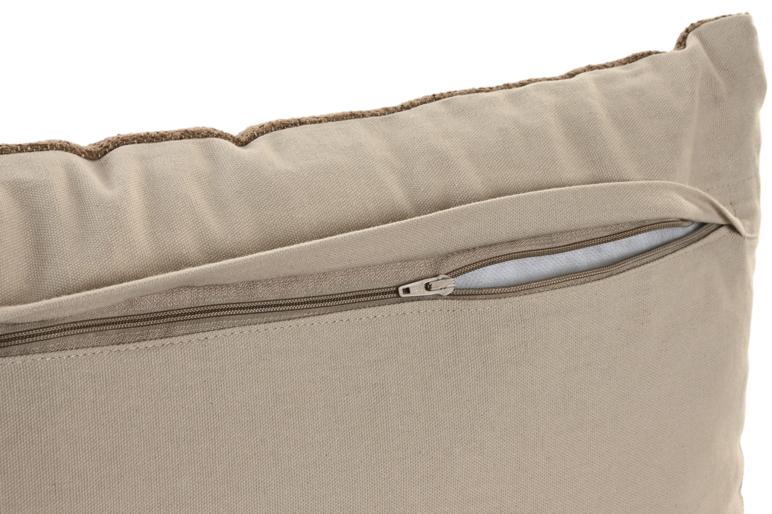 cojin algodon velvet natural 50x30cm 380grs - Imagen 2
