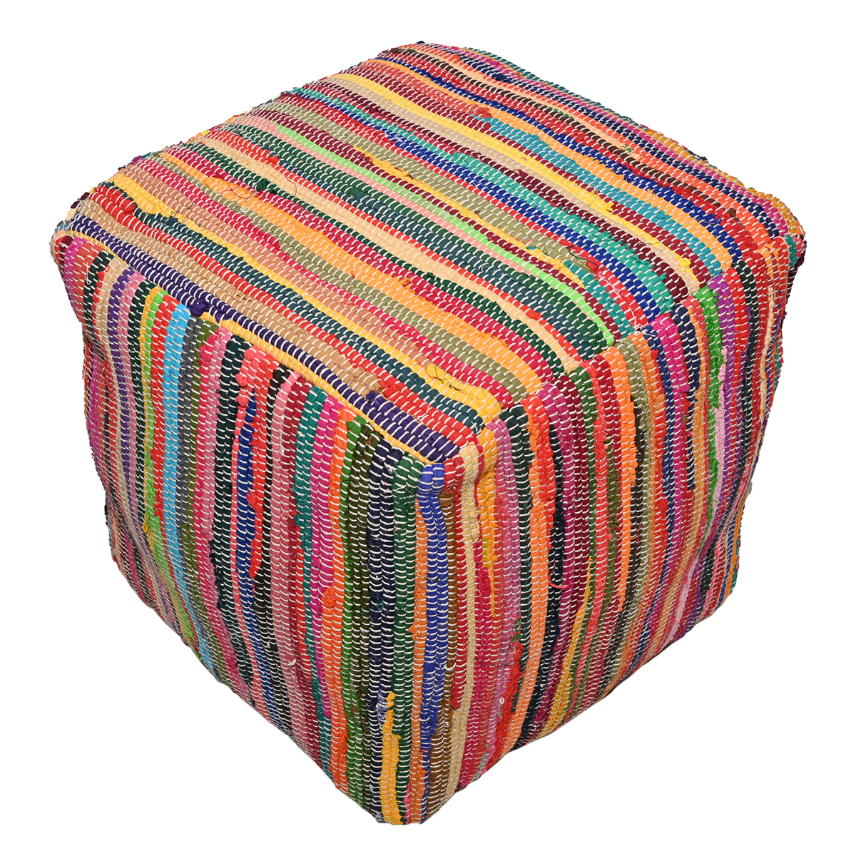 puff chindi multicolor 45x45cm