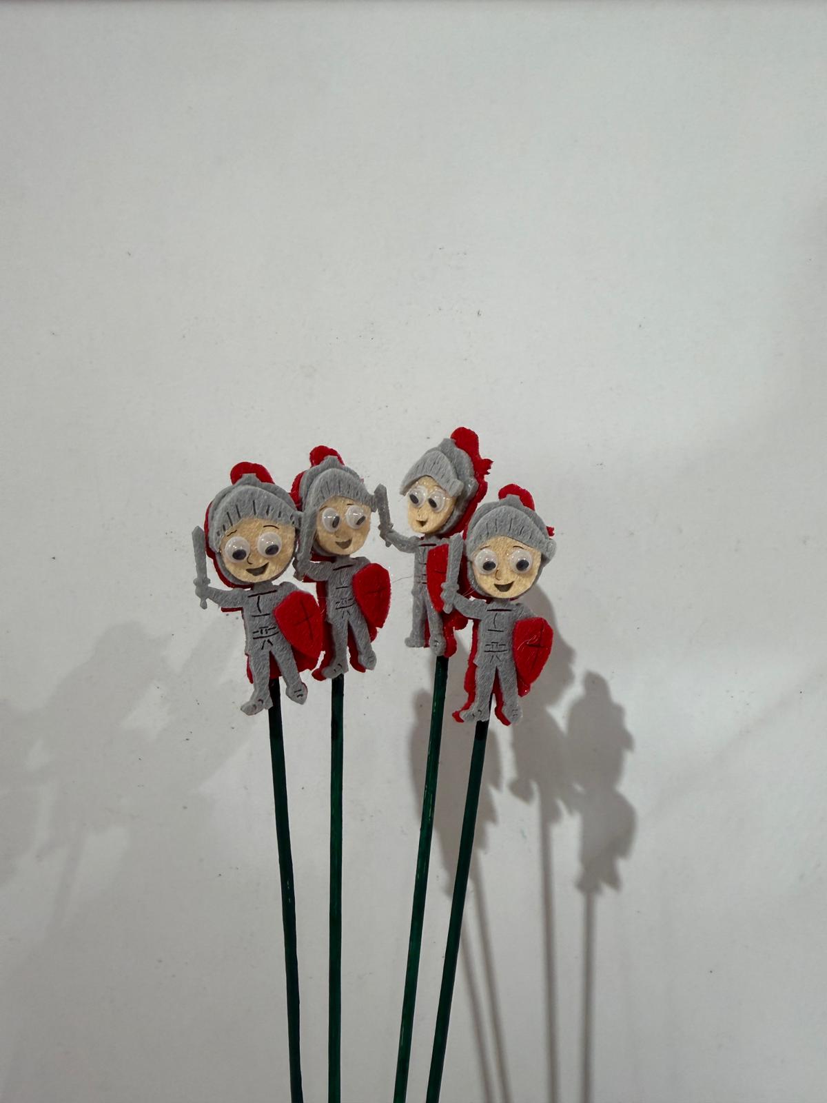 pack de 12 pins Sant jordi Fieltro - Imagen 2