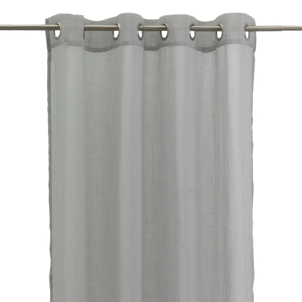 VISILLO TINGIDO AURA POLIÉSTER CINZA 140 X 260 CM