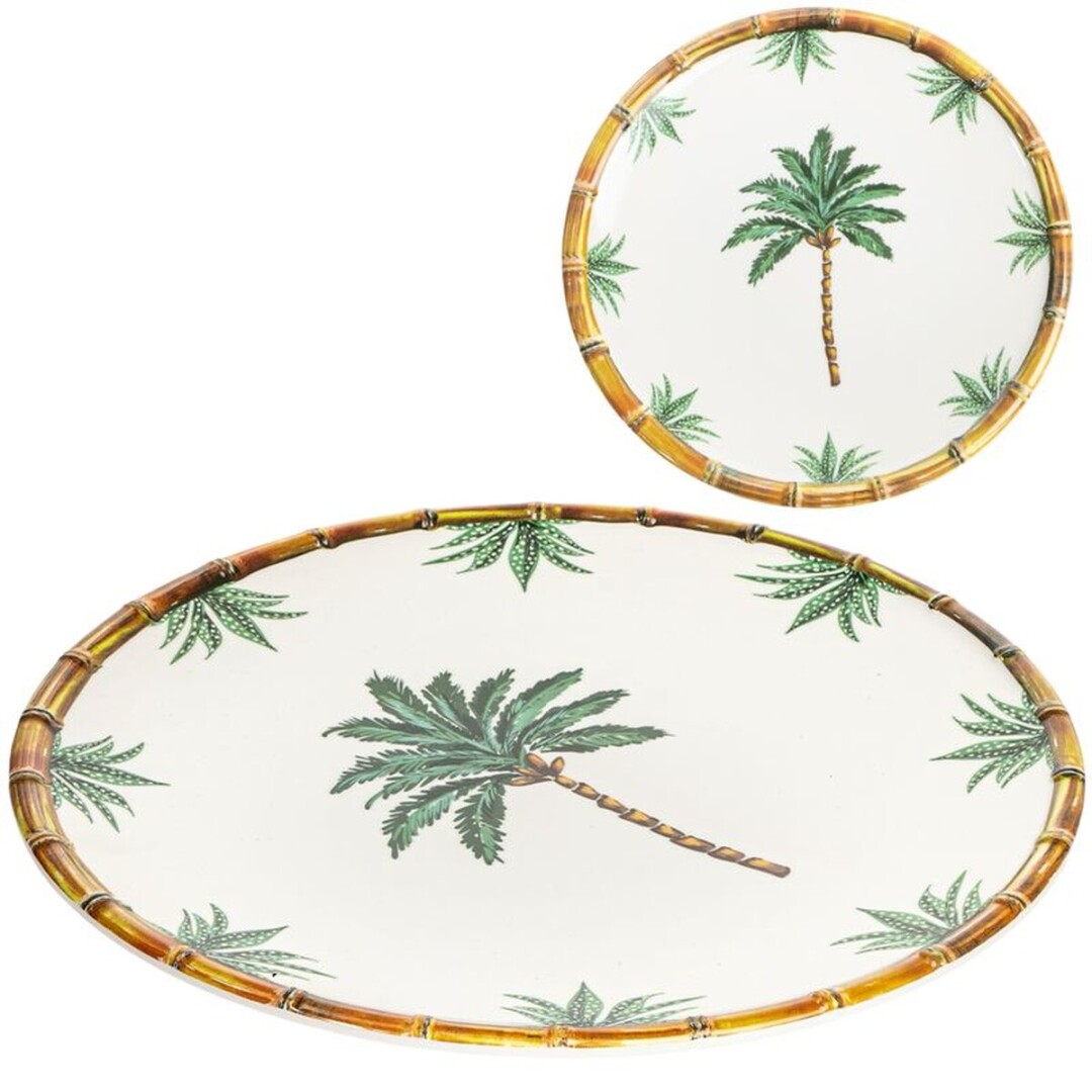 PLATO LLANO 33CM MELAMINA 320GR ZAHARA