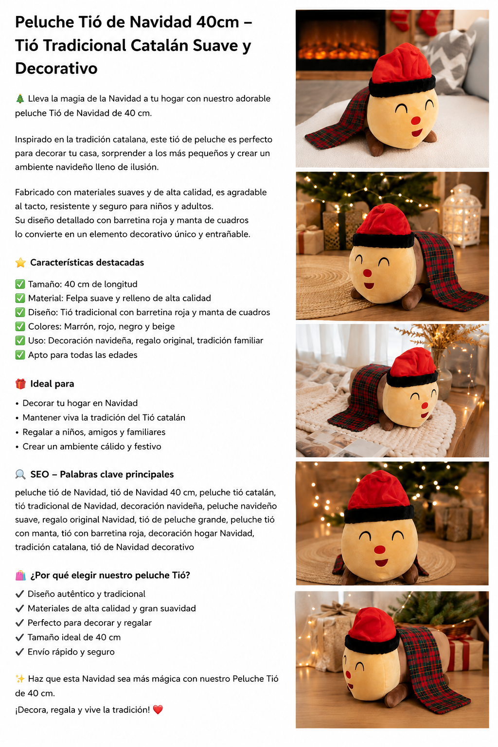 peluche tio 40cm - Imagen 8